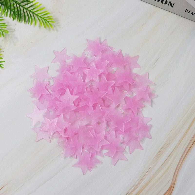 Glow in the Dark Stars Stickers - Self Adhesive Wall Decals